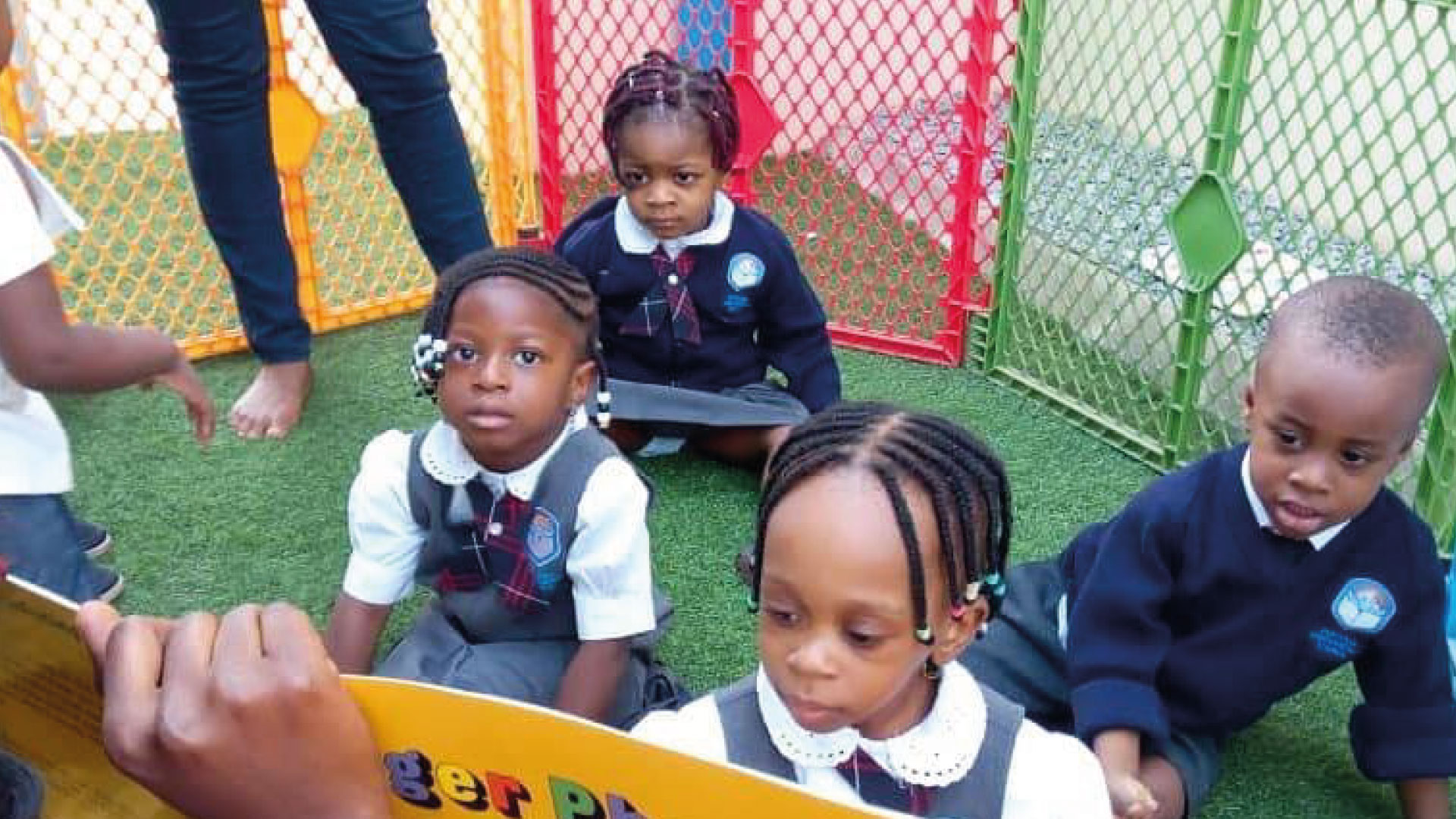 Primary pupils at Densville